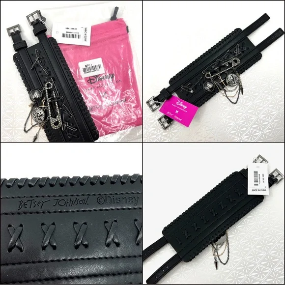 Betsey Johnson Disney’s Haunted Mansion Buckle & Charm CuffNWT/RARE!